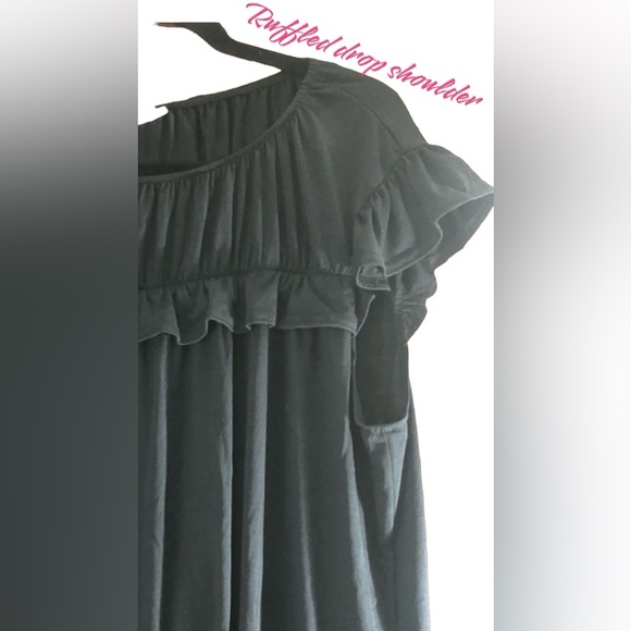 LuLaRoe 3XL muted black sleeveless top EUC - Picture 2 of 3